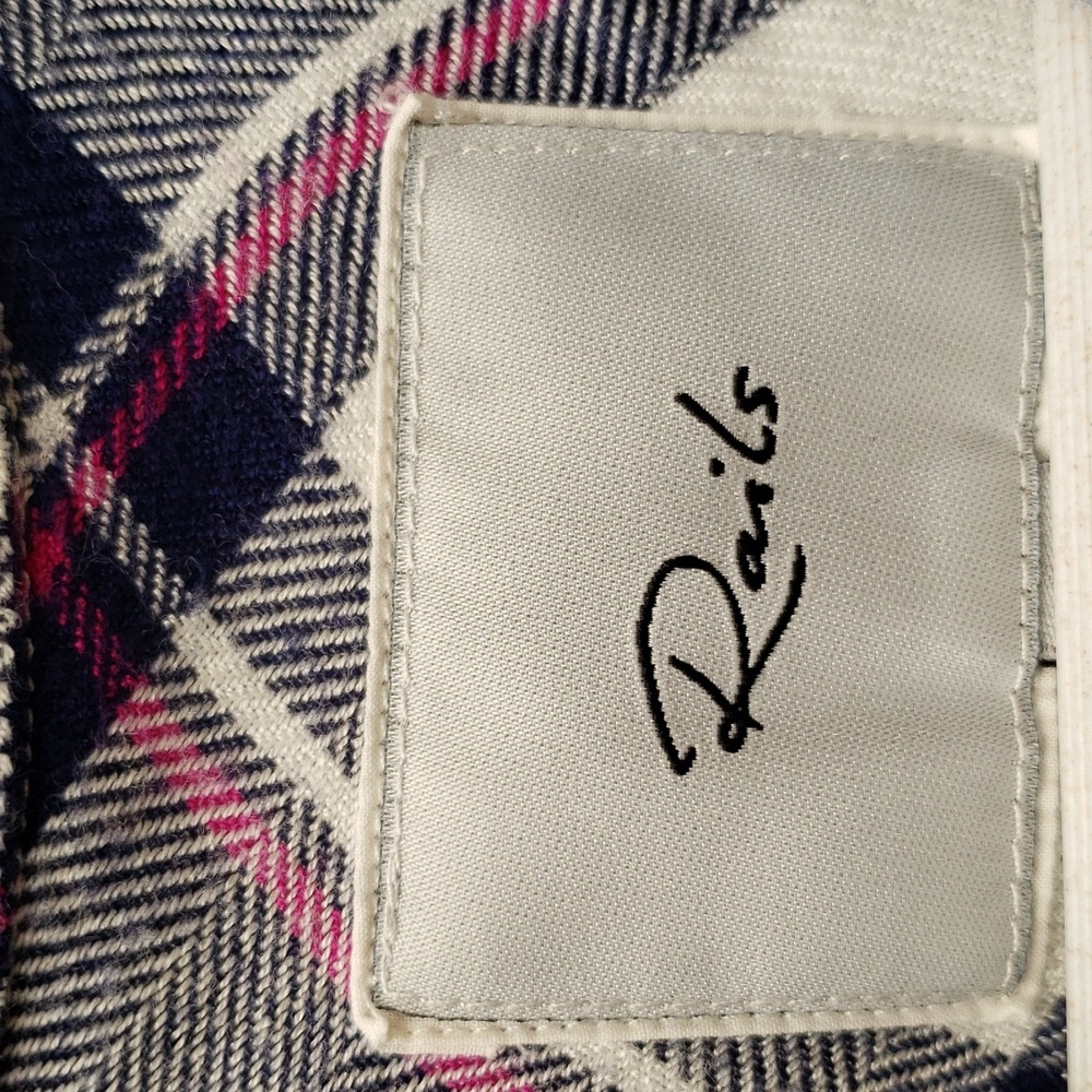 Rails Jordyn Plaid Sleeveless Button Down Midi Sh… - image 4